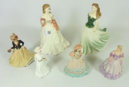 Two Royal Worcester figurines;