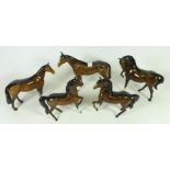 Two Beswick and three Royal Doulton Horses (5) Condition Report <a href='//www.