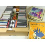 Classical and other CD's and a collection of vintage music scores and sheet music