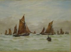 'Fishing Fleet in the North Sea',