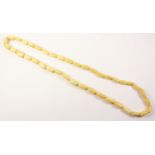 Victorian ivory graduating bead necklace approx 80cm Condition Report <a