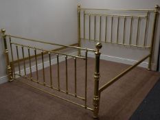 Victorian style 6' king size brass divan bed surround Condition Report <a
