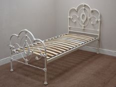 Laura Ashley Victorian style white finish single bedstead Condition Report <a