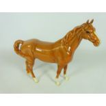 Beswick Chestnut Swish tail horse no.1182, H21.