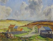 Blakey Ridge - North Yorkshire, 20th century oil on canvas signed T. A.