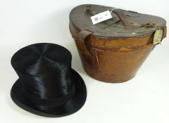 19th/ early 20th Century Gentlemen's silk top hat by Lincoln Bennett & Co.