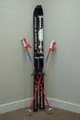 Pair Salomon S337 skis with poles in carry bag Condition Report <a href='//www.