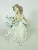 Large Lladro figure 'Summer Serenade' H31.5cm Condition Report <a href='//www.