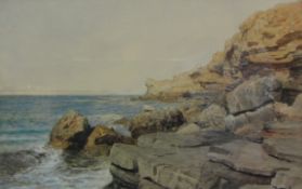 Cecil Thornley Stewart (South African 1881-1967): Rocky Coastline,