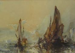 Stephen Frank Wasley (British 1848-1934): Sailing Cobles,