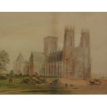 Henry Waterworth (British 1838-1886): 'North West View York Minster',