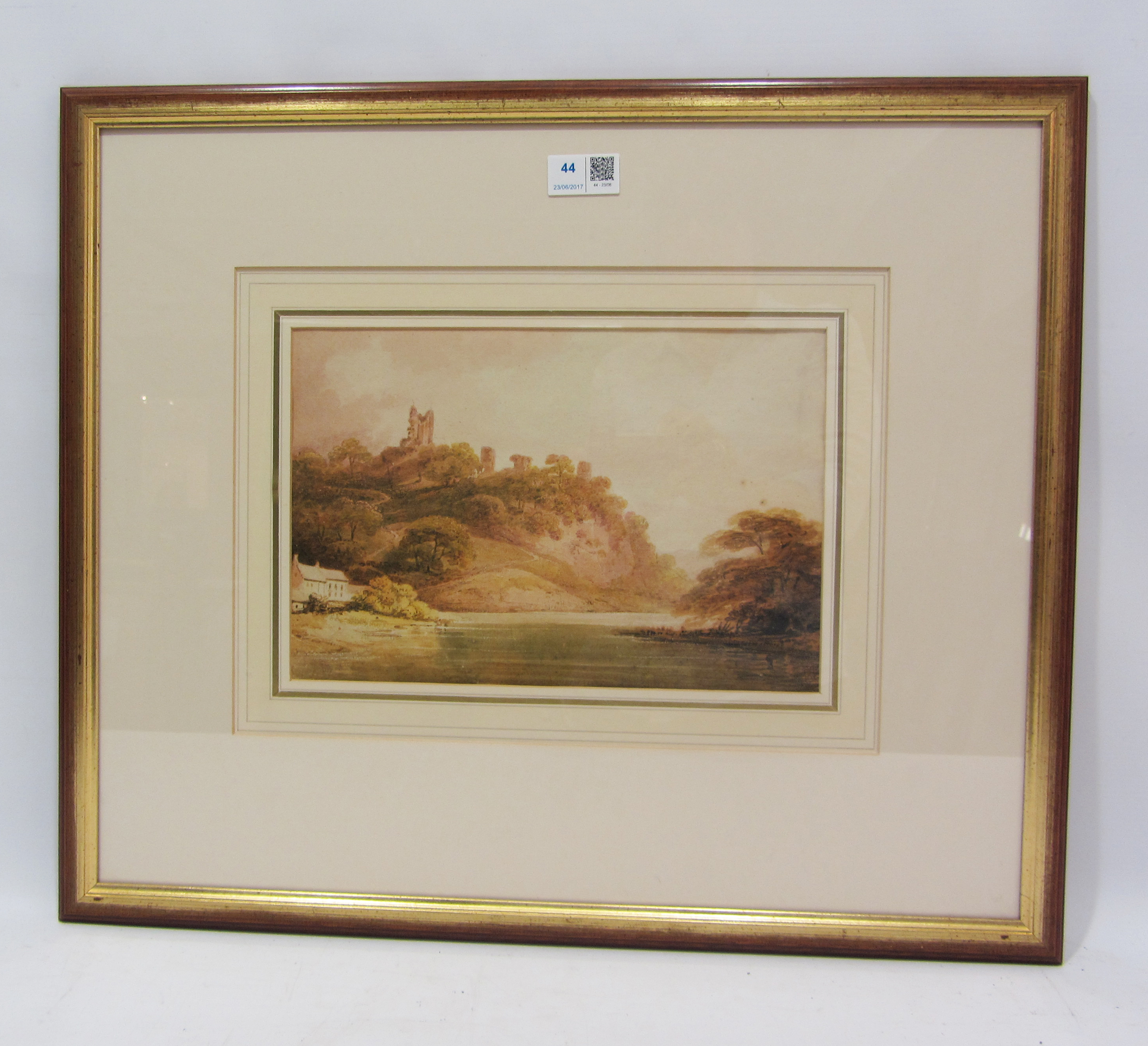 Francis Nicholson (British 1753-1844): Knaresborough Castle, watercolour unsigned 19cm x 28. - Image 2 of 2