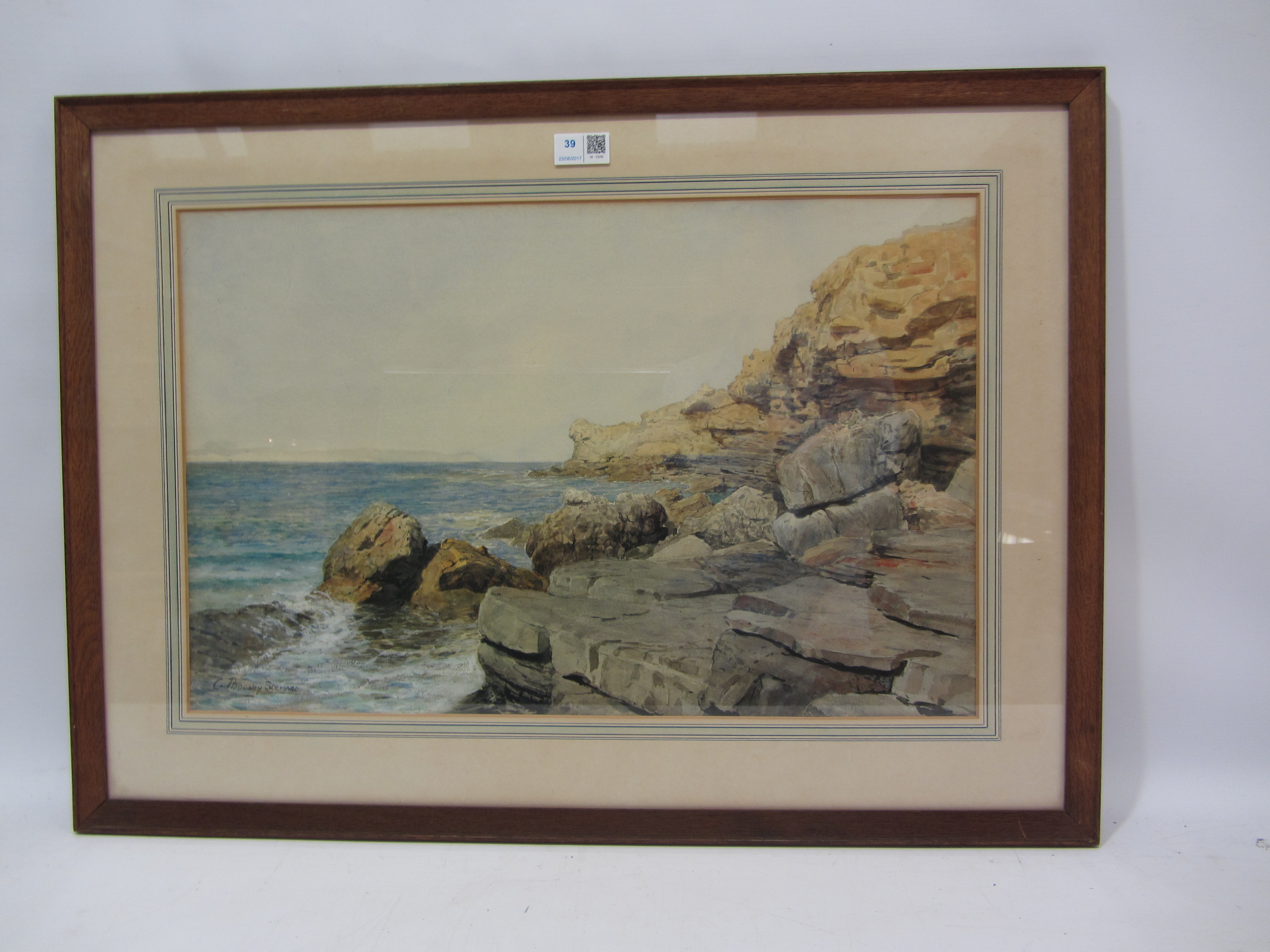 Cecil Thornley Stewart (South African 1881-1967): Rocky Coastline, - Image 2 of 2