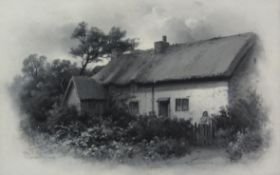 Ezra Elmer Keene (British 1853-1929): Country Cottage,
