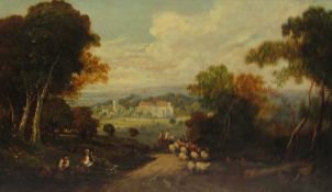 English School (19th century): 'Penshurst Castle Kent',