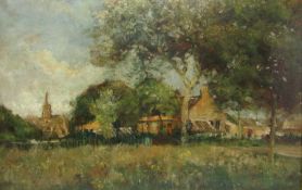 John Falconar Slater (British 1857-1937): 'Orchard in Alnmouth',