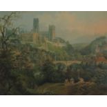 Francis Nicholson (British 1753-1844): Durham Cathedral and Framwellgate Bridge,