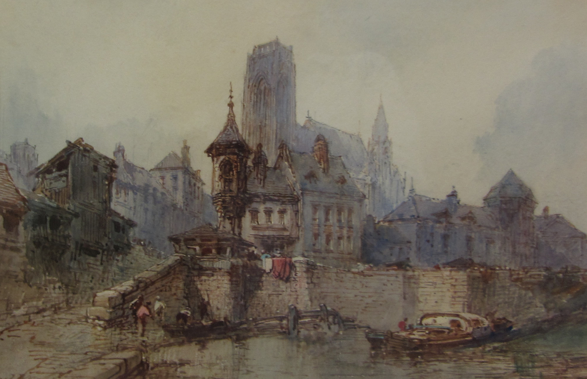 Paul Marny (French/British 1829-1914): Rouen France,