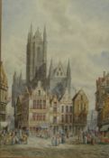 Henry Thomas Schafer (1854-1915): 'Ghent' & 'Brussels',