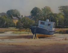 Robert Brindley (British 1949-): The Alnmouth Estuary,