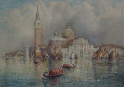 Mary Weatherill (British 1834-1913): Church of San Giorgio Maggiore Venice,