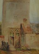 Henry Barlow Carter (British 1804-1868): `Bishophill Junior York`, watercolour unsigned,