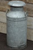 Aluminium milk churn,