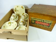Early 20th Century teaware and a Osmond & Sons Ltd advertising box Condition Report