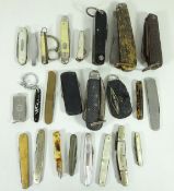 Collection of various pen knives Condition Report <a href='//www.davidduggleby.