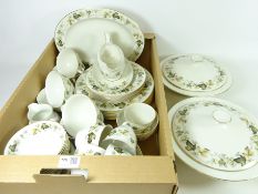 Royal Doulton 'Larchmont' pattern dinner and teaware, six place settings,