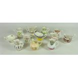 Collection of Royal Worcester Heritage jugs (12) Condition Report <a