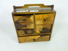 Small mid 20th Century Japanese table cabinet Condition Report <a href='//www.