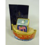 Royal Crown Derby Noah's Ark paperweight with box Condition Report <a