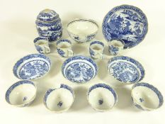 Chinese Republic bowl and 19th Century Chinese blue and white teaware Condition Report