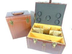 Two fitted wine carry cases (2) Condition Report <a href='//www.davidduggleby.