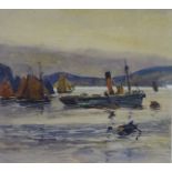 Fishing Boats and Steam Boat,