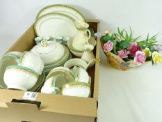 Victorian Royal Worcester dinner and teaware, other matched dinnerware,