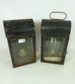 Pair of coach lamps (2) Condition Report <a href='//www.davidduggleby.
