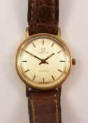 Omega ladies gold-plated quartz water resistant wristwatch Condition Report <a