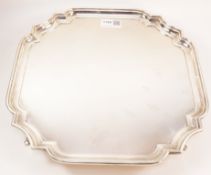 Silver salver by Barker Brothers Silver Ltd Birmingham 1956 approx 40oz cased Condition