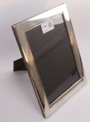 Hallmarked silver mounted photograph frame 22cm x 17cm Condition Report <a