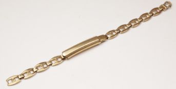 Gold watch bracelet hallmarked 9ct approx 5.3gm Condition Report <a href='//www.