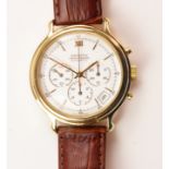 Zenith gold-plated automatic chronograph wristwatch 1990,