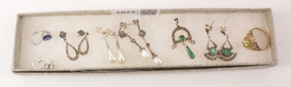 Collection of dress jewellery stamped 925 or sil Condition Report <a
