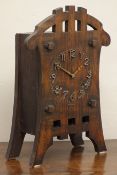 Arts & Crafts mantle clock by Sessions,