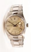 Rolex Oyster Perpetual Datejust superlative chronometer officially certified stainless steel