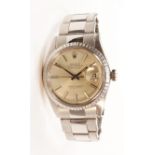 Rolex Oyster Perpetual Datejust superlative chronometer officially certified stainless steel