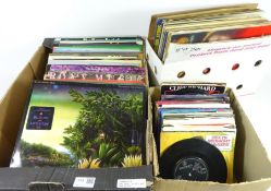Collection of 70's and 80's vinyl LP's and singles including Fleetwood Mac,