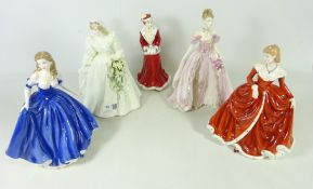 Two Royal Doulton figurines;