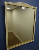 Shagreen and ivory Art Deco period mirror H52.